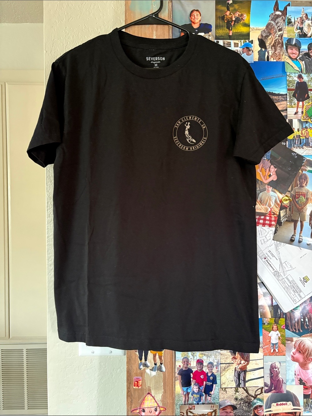 Severson surf t-shirt.